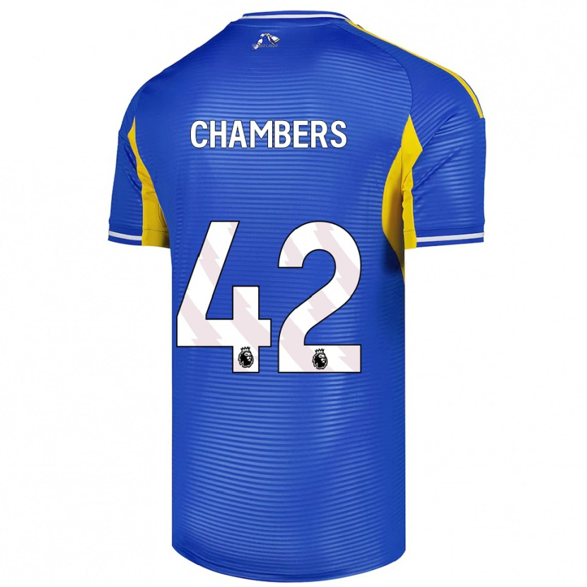 Danxen Kvinnor Sam Chambers #42 Blå Gul Bortatröja Matchtröjor 2025/26 Tröjor T-Tröja