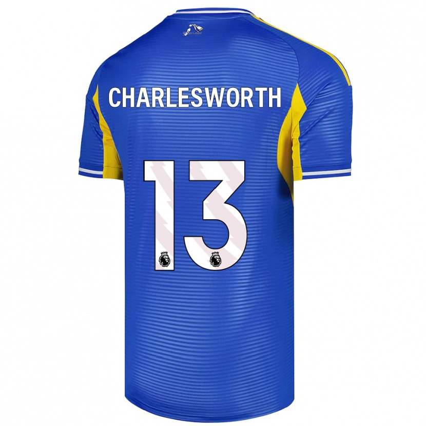 Danxen Kvinnor Millie Robshaw-Charlesworth #13 Blå Gul Bortatröja Matchtröjor 2025/26 Tröjor T-Tröja