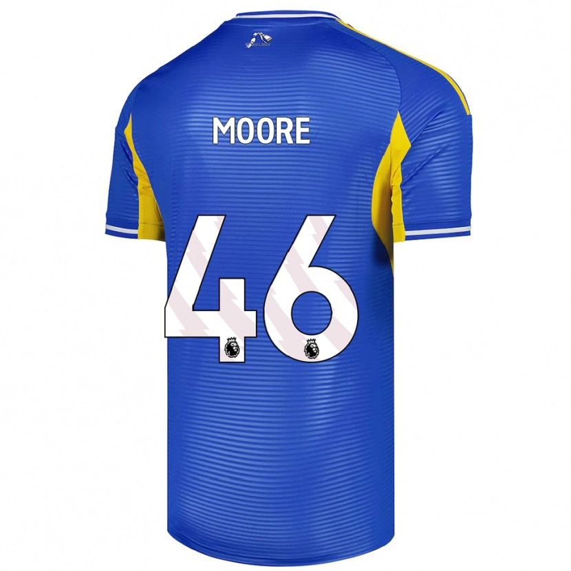 Danxen Kvinnor Kris Moore #46 Blå Gul Bortatröja Matchtröjor 2025/26 Tröjor T-Tröja