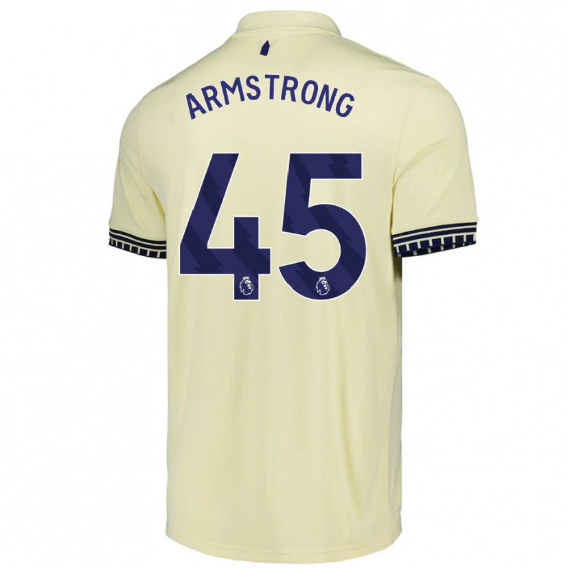Danxen Kvinnor Harrison Armstrong #45 Benvit Svart Bortatröja Matchtröjor 2025/26 Tröjor T-Tröja