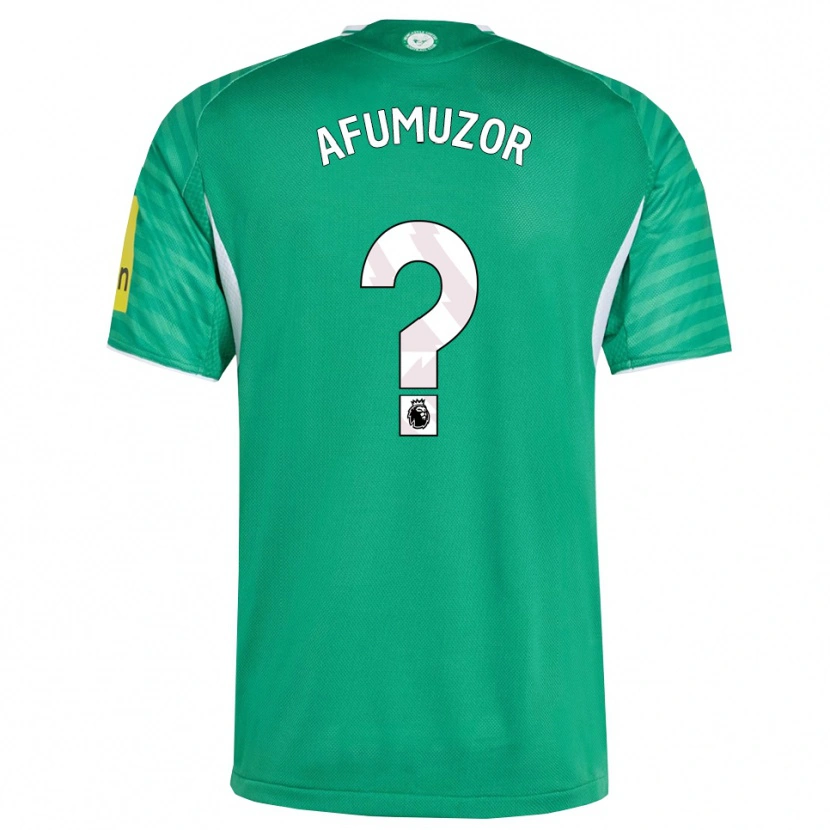 Danxen Kvinnor Cj Afumuzor #0 Grön Vit Bortatröja Matchtröjor 2025/26 Tröjor T-Tröja