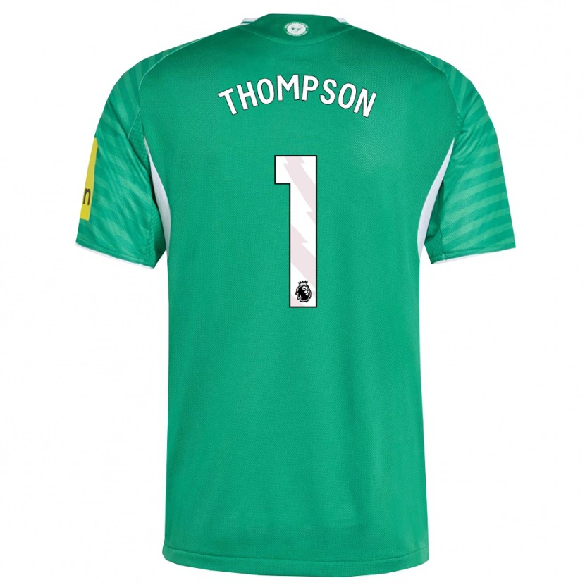 Danxen Kvinnor Max Thompson #1 Grön Vit Bortatröja Matchtröjor 2025/26 Tröjor T-Tröja