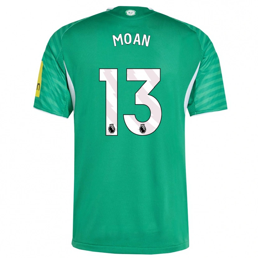Danxen Kvinnor Claudia Moan #13 Grön Vit Bortatröja Matchtröjor 2025/26 Tröjor T-Tröja