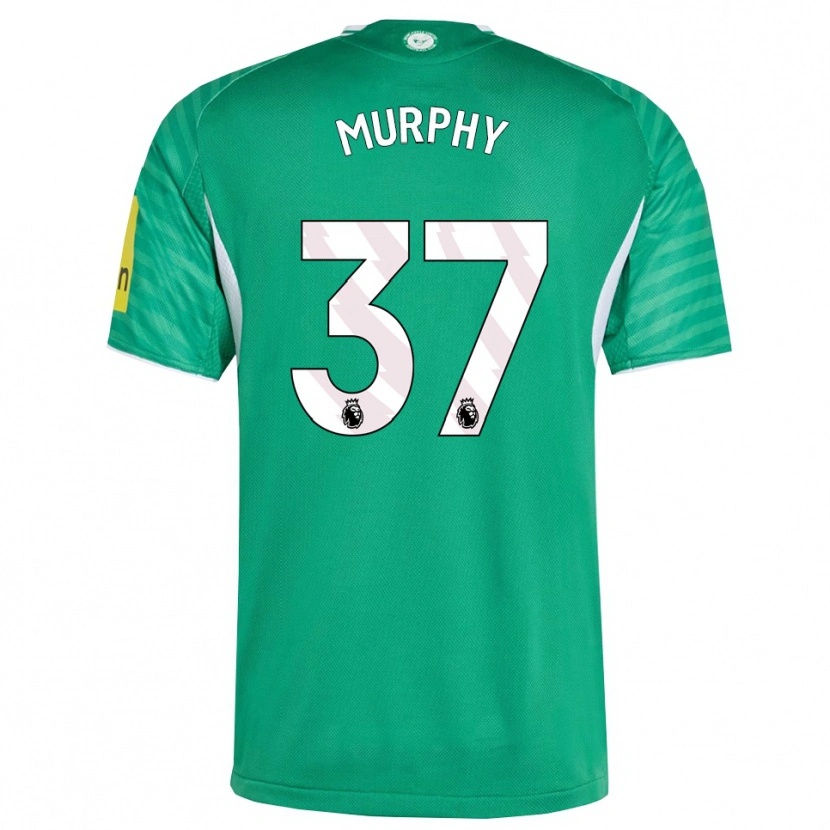 Danxen Kvinnor Alex Murphy #37 Grön Vit Bortatröja Matchtröjor 2025/26 Tröjor T-Tröja