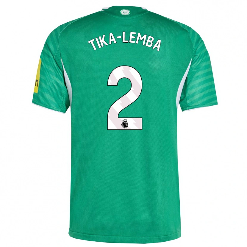 Danxen Kvinnor Ezra Tika-Lemba #2 Grön Vit Bortatröja Matchtröjor 2025/26 Tröjor T-Tröja