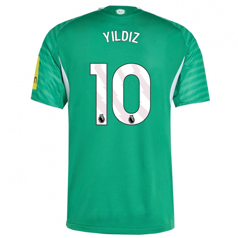 Danxen Kvinnor Baran Yıldız #10 Grön Vit Bortatröja Matchtröjor 2025/26 Tröjor T-Tröja