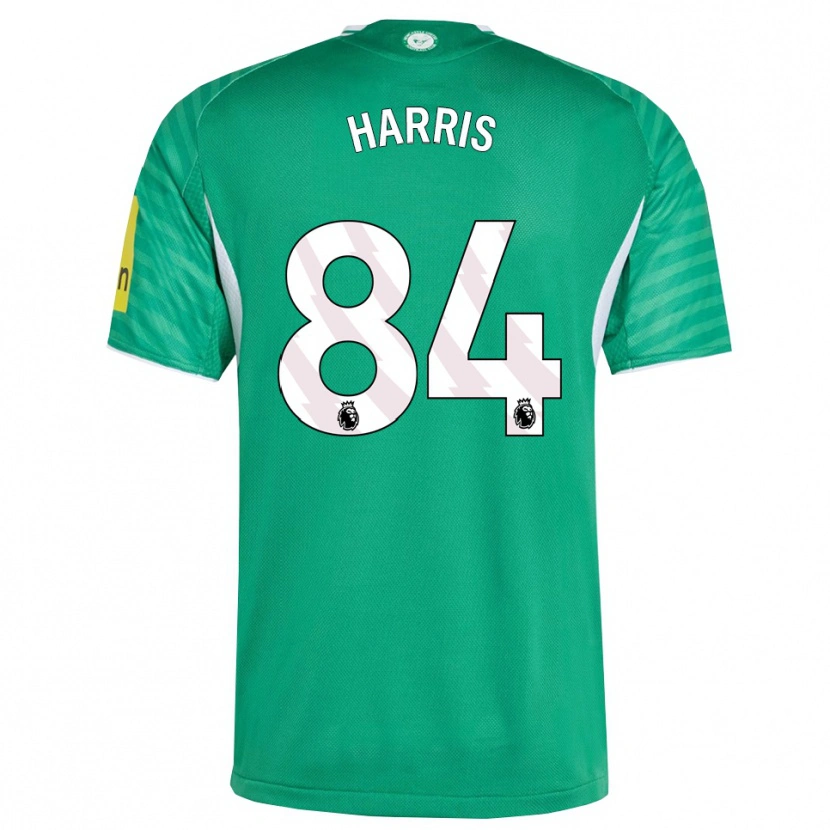 Danxen Kvinnor Aidan Harris #84 Grön Vit Bortatröja Matchtröjor 2025/26 Tröjor T-Tröja
