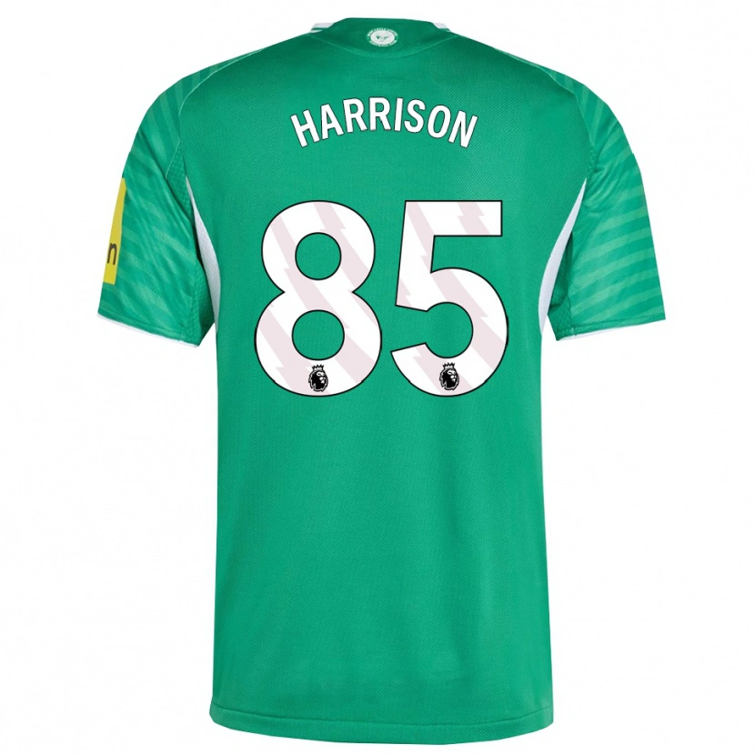 Danxen Kvinnor Adam Harrison #85 Grön Vit Bortatröja Matchtröjor 2025/26 Tröjor T-Tröja
