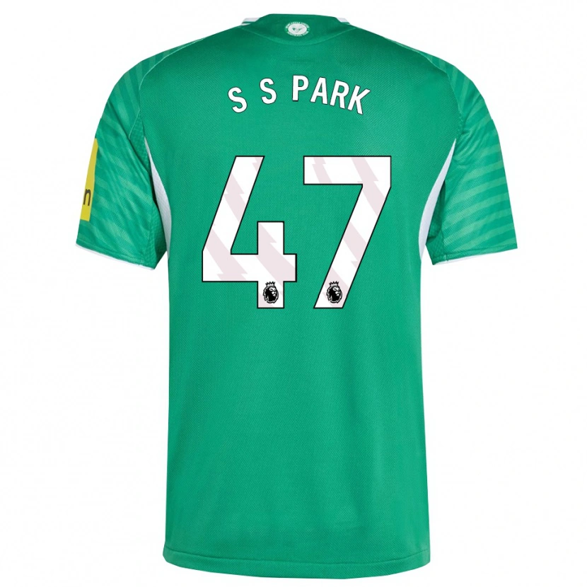 Danxen Kvinnor Seung-Soo Park #47 Grön Vit Bortatröja Matchtröjor 2025/26 Tröjor T-Tröja