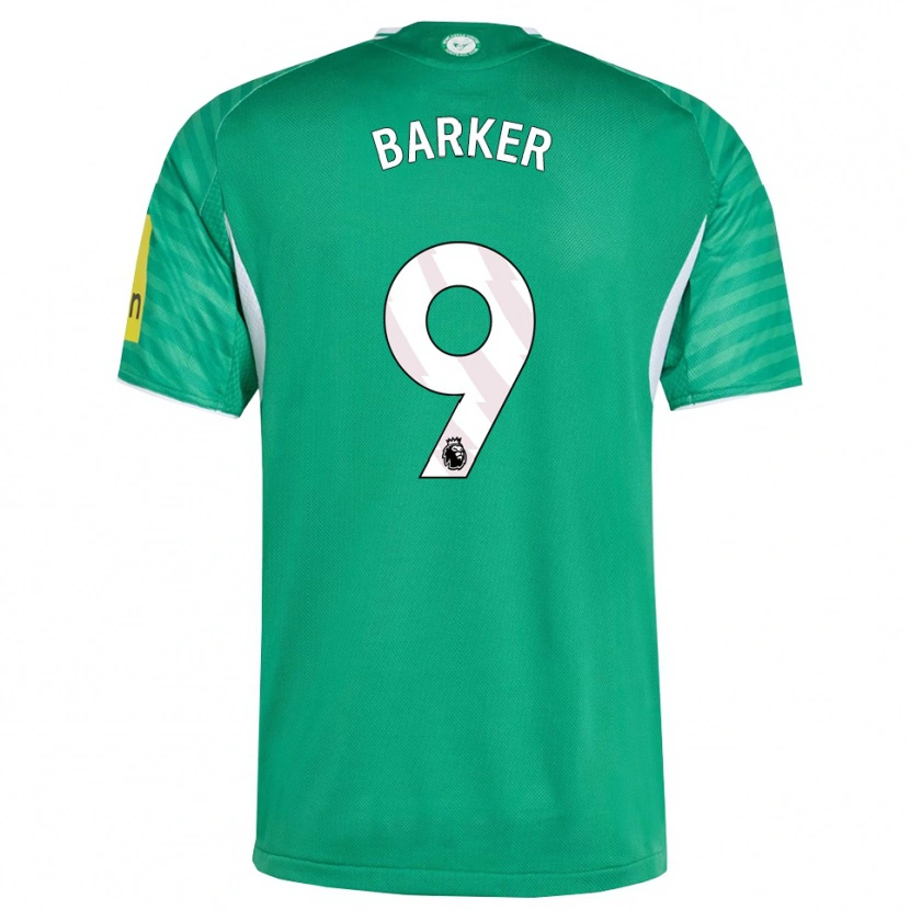 Danxen Kvinnor Katie Barker #9 Grön Vit Bortatröja Matchtröjor 2025/26 Tröjor T-Tröja