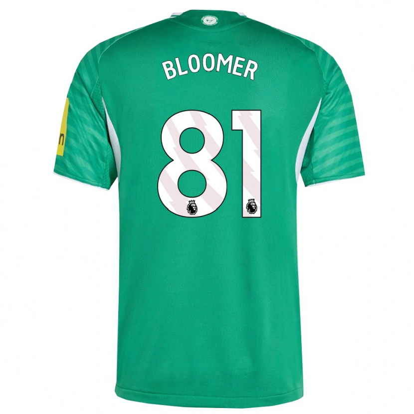 Danxen Kvinnor Guy Bloomer #81 Grön Vit Bortatröja Matchtröjor 2025/26 Tröjor T-Tröja
