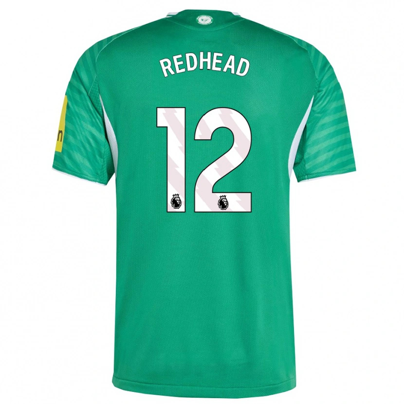 Danxen Kvinnor Cara Milne-Redhead #12 Grön Vit Bortatröja Matchtröjor 2025/26 Tröjor T-Tröja