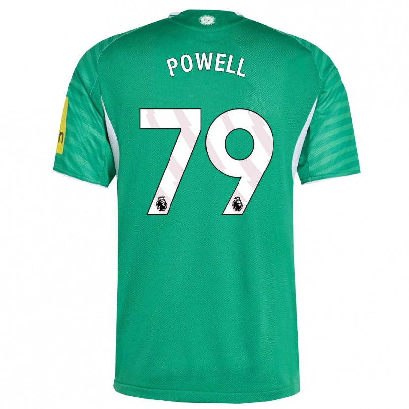Danxen Kvinnor Rory Powell #79 Grön Vit Bortatröja Matchtröjor 2025/26 Tröjor T-Tröja