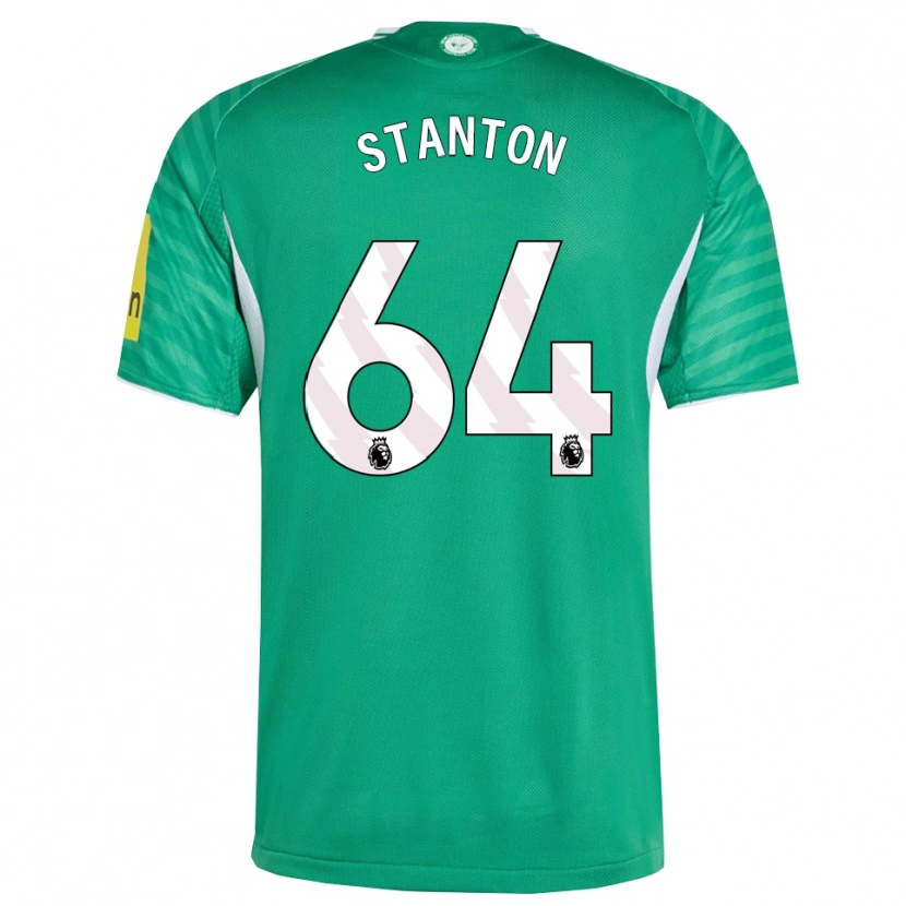 Danxen Kvinnor Ellis Stanton #64 Grön Vit Bortatröja Matchtröjor 2025/26 Tröjor T-Tröja