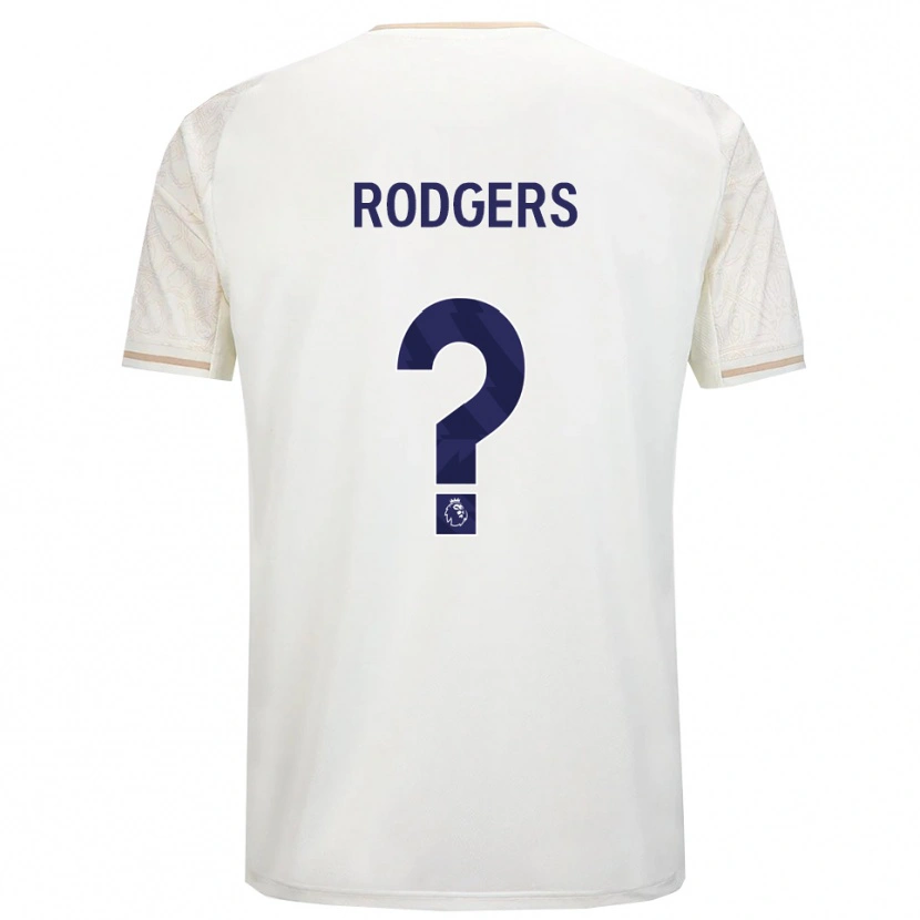 Danxen Kvinnor Amy Rodgers #0 Benvit Svart Bortatröja Matchtröjor 2025/26 Tröjor T-Tröja