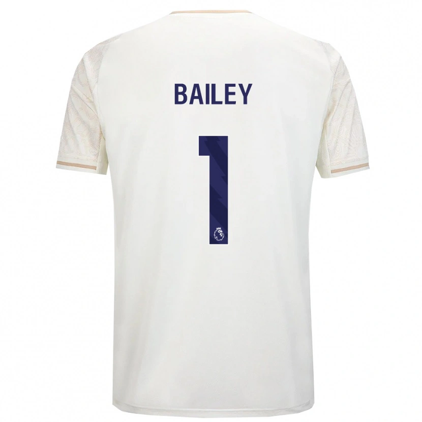 Danxen Kvinnor Joe Bailey #1 Benvit Svart Bortatröja Matchtröjor 2025/26 Tröjor T-Tröja