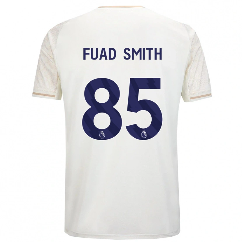 Danxen Kvinnor Fuad Smith #85 Benvit Svart Bortatröja Matchtröjor 2025/26 Tröjor T-Tröja