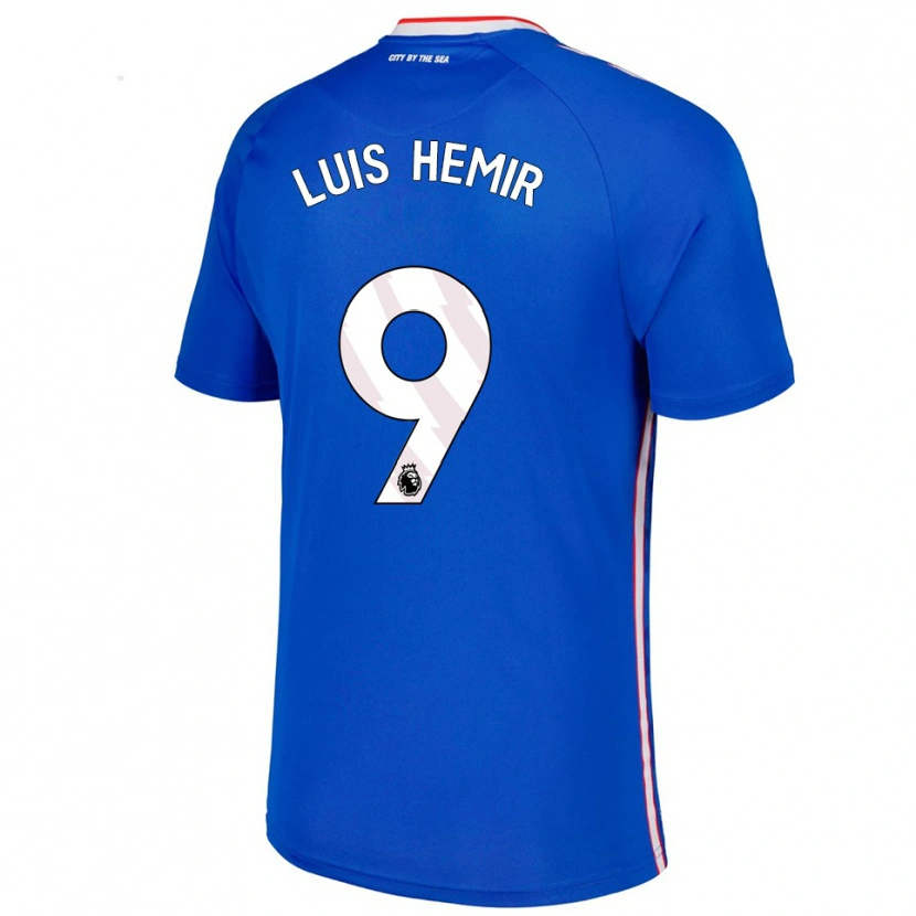 Danxen Kvinnor Luís Semedo #9 Blå Vit Bortatröja Matchtröjor 2025/26 Tröjor T-Tröja