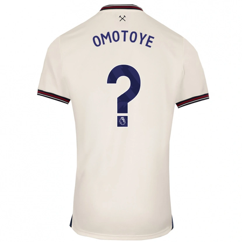 Danxen Kvinnor Tyrone Omotoye #0 Benvit Bortatröja Matchtröjor 2025/26 Tröjor T-Tröja