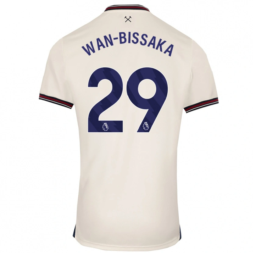 Danxen Kvinnor Aaron Wan-Bissaka #29 Benvit Bortatröja Matchtröjor 2025/26 Tröjor T-Tröja