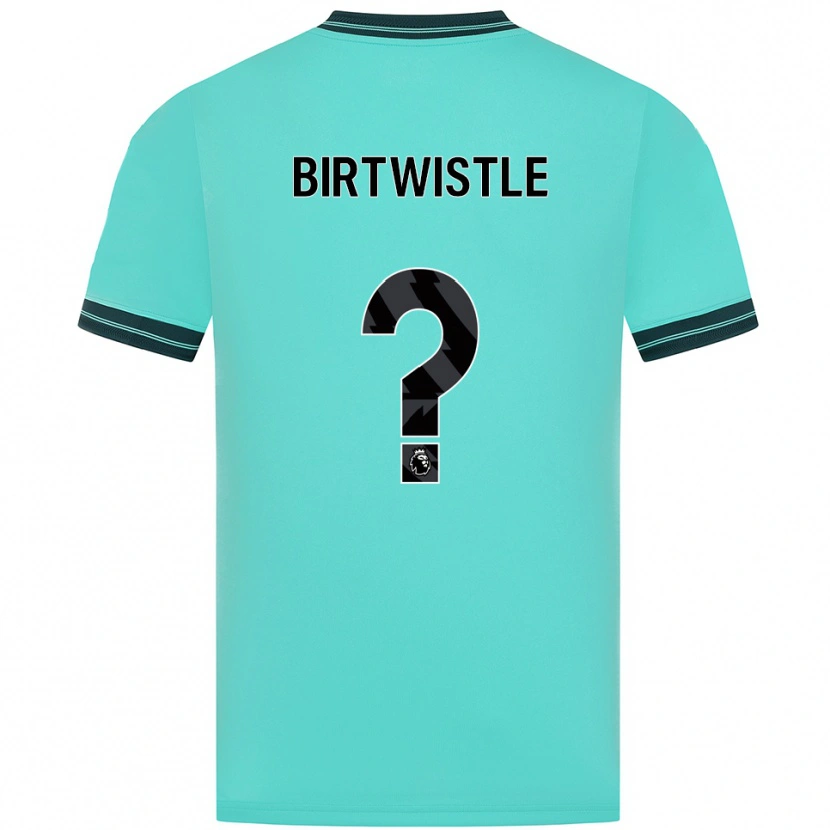 Danxen Kvinnor Harry Birtwistle #0 Himmelsblå Grön Bortatröja Matchtröjor 2025/26 Tröjor T-Tröja