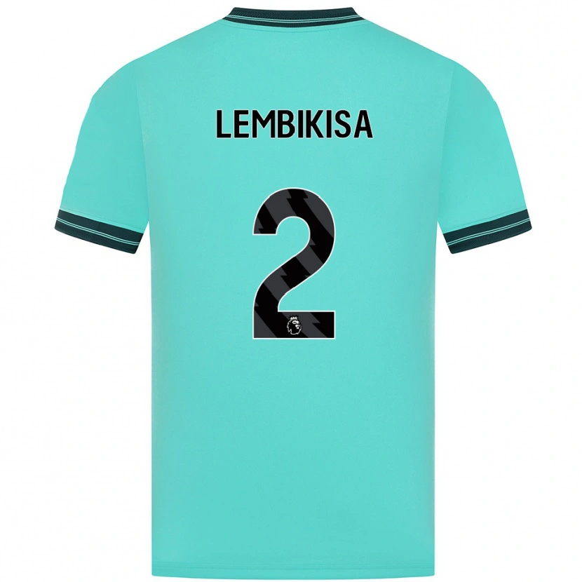 Danxen Kvinnor Dexter Lembikisa #2 Himmelsblå Grön Bortatröja Matchtröjor 2025/26 Tröjor T-Tröja