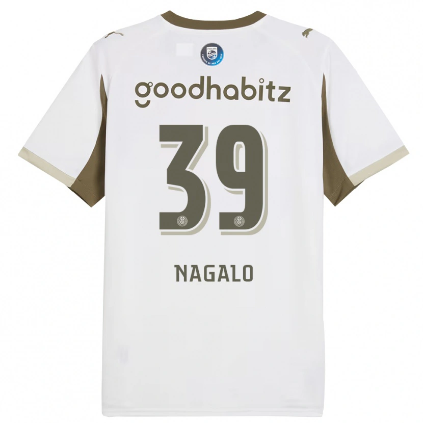 Danxen Kvinnor Adamo Nagalo #39 Vit Grå Tredjesatsen Matchtröjor 2025/26 Tröjor T-Tröja