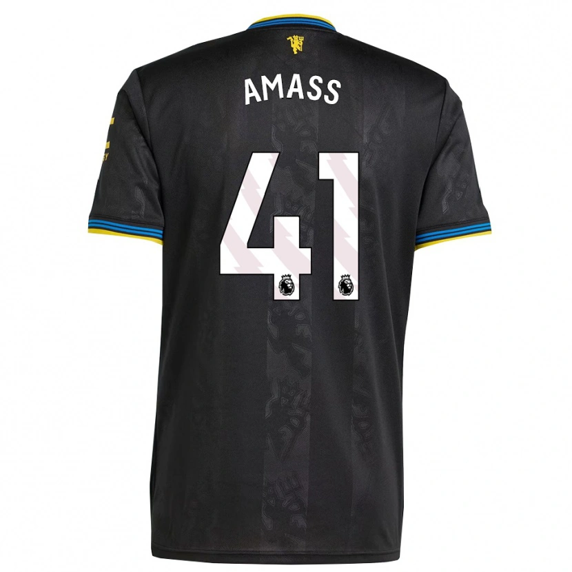 Danxen Kvinnor Harry Amass #41 Svart Gul Blå Tredjesatsen Matchtröjor 2025/26 Tröjor T-Tröja