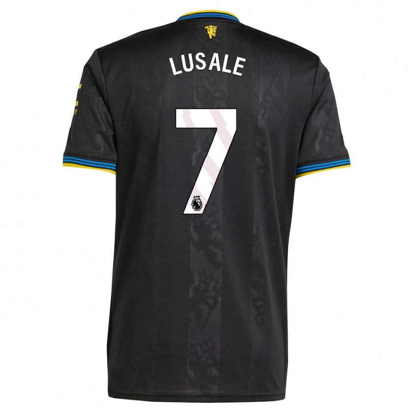 Danxen Kvinnor Samuel Lusale #7 Svart Gul Blå Tredjesatsen Matchtröjor 2025/26 Tröjor T-Tröja