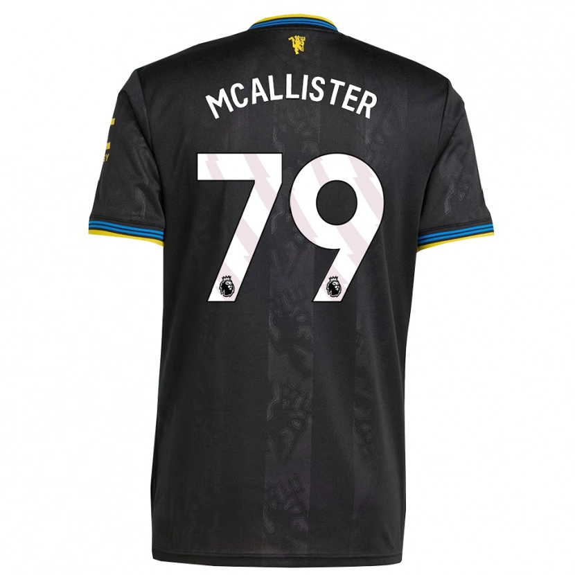 Danxen Kvinnor Finley Mcallister #79 Svart Gul Blå Tredjesatsen Matchtröjor 2025/26 Tröjor T-Tröja