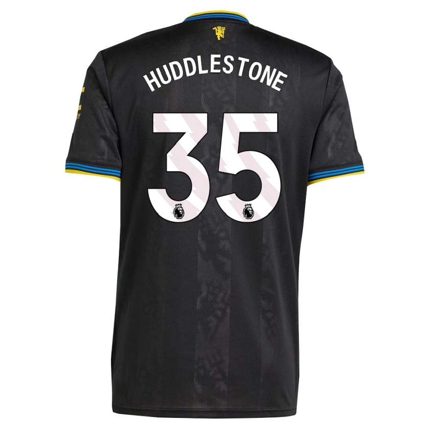 Danxen Kvinnor Tom Huddlestone #35 Svart Gul Blå Tredjesatsen Matchtröjor 2025/26 Tröjor T-Tröja