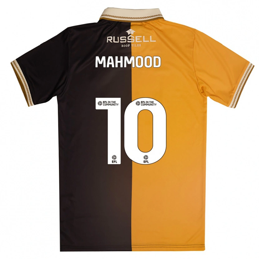 Danxen Barn Hajrah Mahmood #10 Gul Svart Hemmatröja Matchtröjor 2025/26 Tröjor T-Tröja