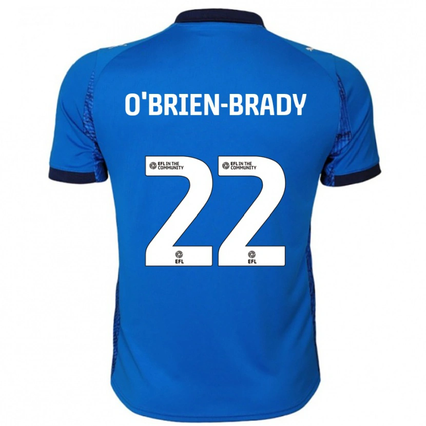 Danxen Barn Donay O'brien-Brady #22 Blå Vit Hemmatröja Matchtröjor 2025/26 Tröjor T-Tröja