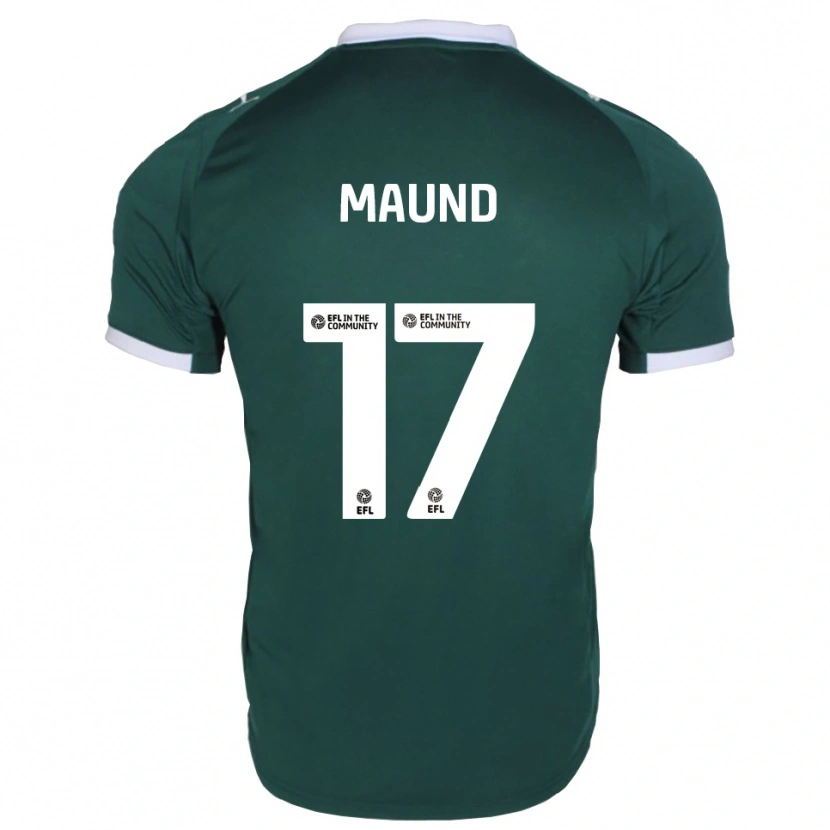 Danxen Barn Frankie Maund #17 Grön Vit Hemmatröja Matchtröjor 2025/26 Tröjor T-Tröja