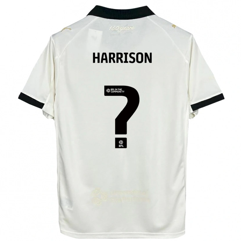 Danxen Barn Lexie Harrison #0 Off-White Svart Hemmatröja Matchtröjor 2025/26 Tröjor T-Tröja