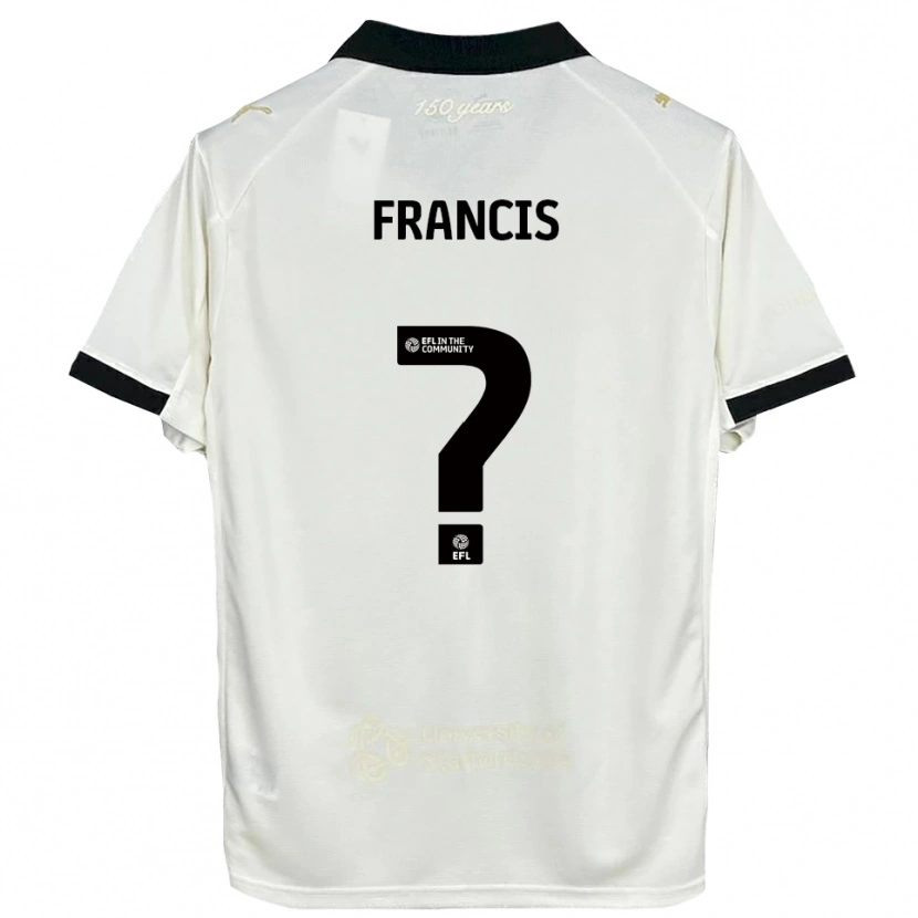 Danxen Barn Louis Francis #0 Off-White Svart Hemmatröja Matchtröjor 2025/26 Tröjor T-Tröja