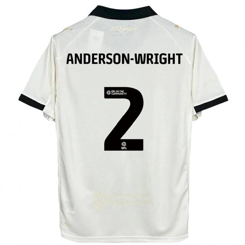 Danxen Barn Daisy Anderson-Wright #2 Off-White Svart Hemmatröja Matchtröjor 2025/26 Tröjor T-Tröja