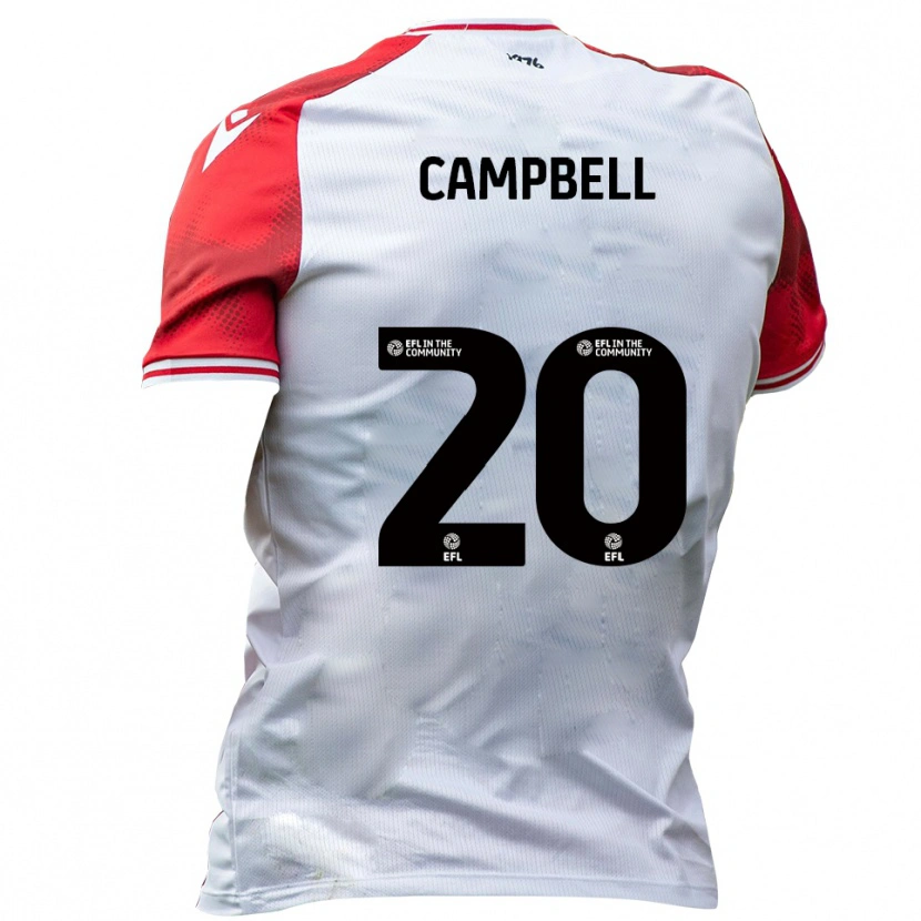 Danxen Barn Chem Campbell #20 Vit Röd Hemmatröja Matchtröjor 2025/26 Tröjor T-Tröja