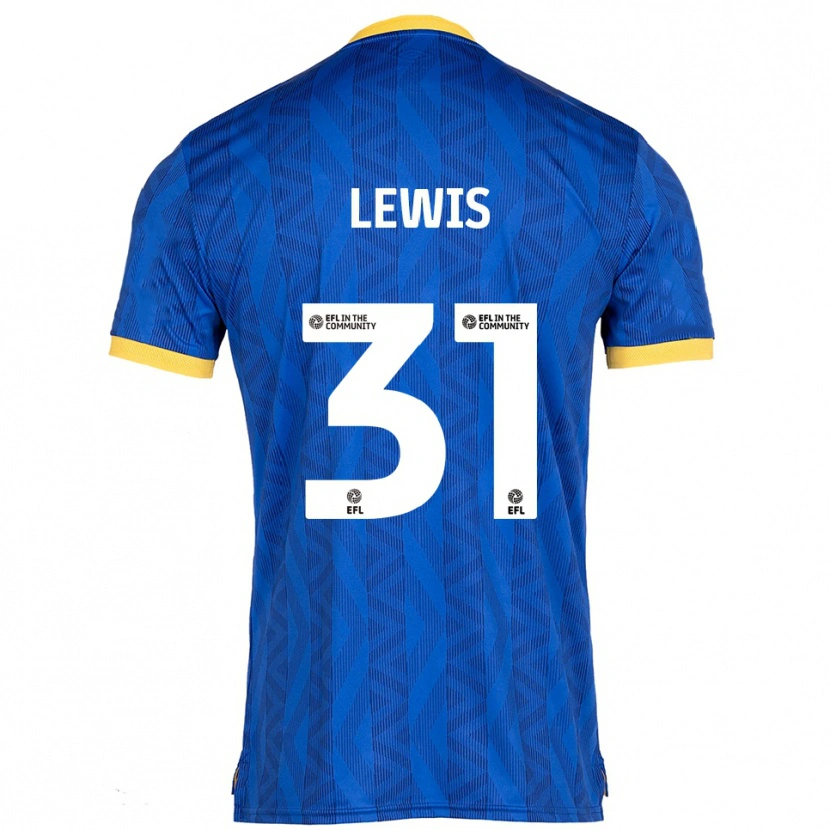 Danxen Barn Joe Lewis #31 Marin Gul Hemmatröja Matchtröjor 2025/26 Tröjor T-Tröja