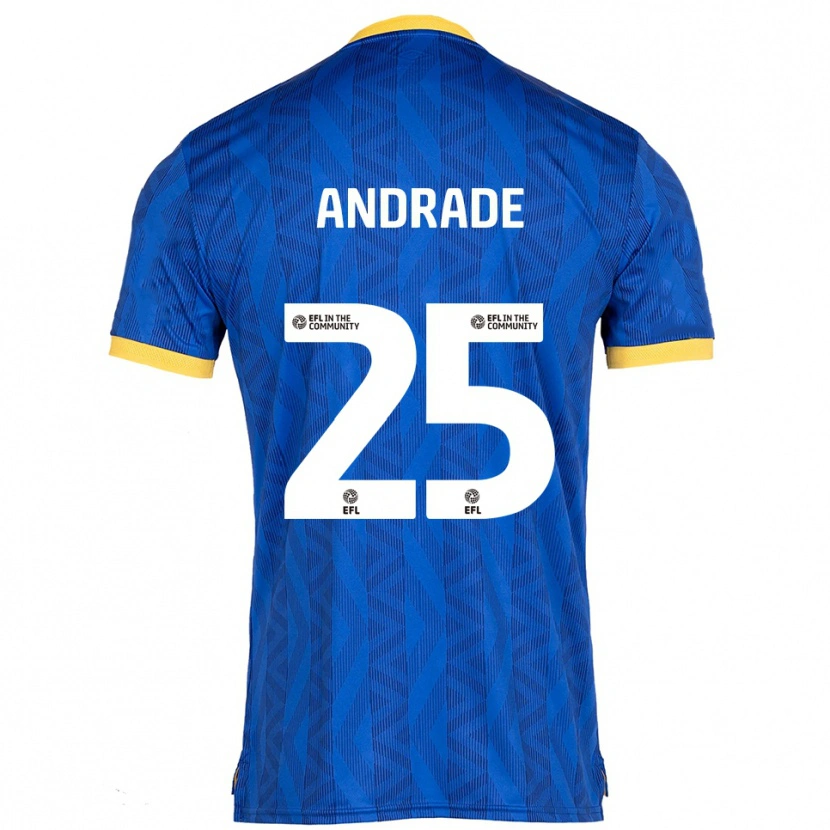 Danxen Barn Maria Andrade #25 Marin Gul Hemmatröja Matchtröjor 2025/26 Tröjor T-Tröja
