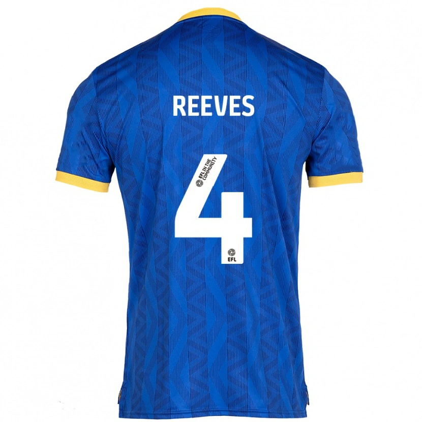 Danxen Barn Jake Reeves #4 Marin Gul Hemmatröja Matchtröjor 2025/26 Tröjor T-Tröja