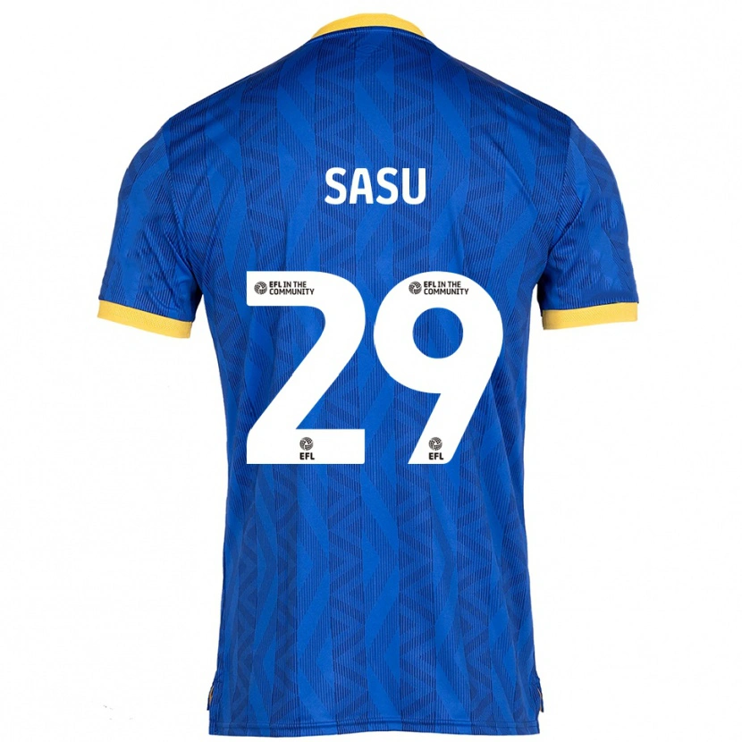 Danxen Barn Aron Sasu #29 Marin Gul Hemmatröja Matchtröjor 2025/26 Tröjor T-Tröja