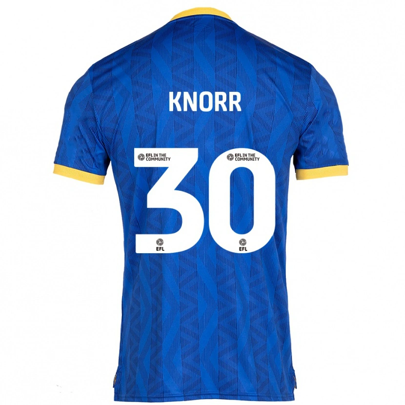 Danxen Barn Dior Knorr #30 Marin Gul Hemmatröja Matchtröjor 2025/26 Tröjor T-Tröja