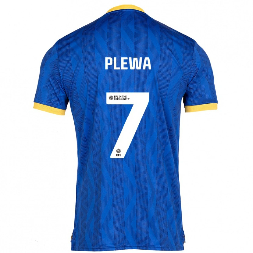Danxen Barn Emma Plewa #7 Marin Gul Hemmatröja Matchtröjor 2025/26 Tröjor T-Tröja