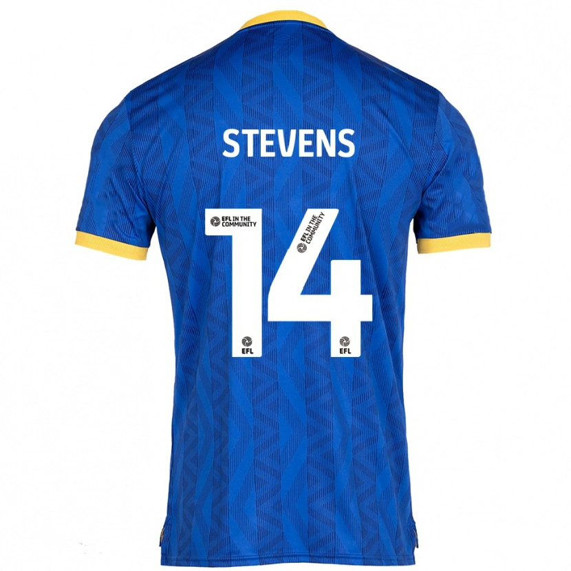 Danxen Barn Matty Stevens #14 Marin Gul Hemmatröja Matchtröjor 2025/26 Tröjor T-Tröja