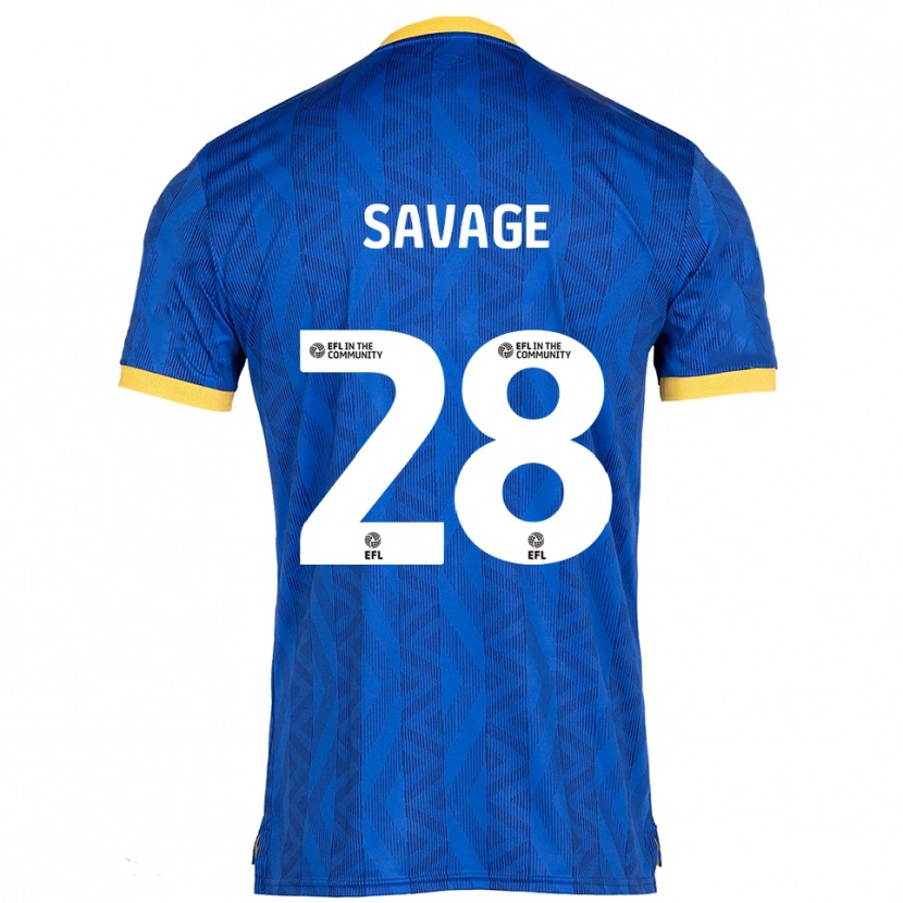 Danxen Barn Caitlin Savage #28 Marin Gul Hemmatröja Matchtröjor 2025/26 Tröjor T-Tröja