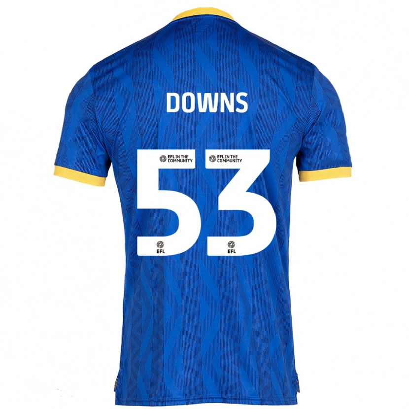 Danxen Barn Oliver Downs #53 Marin Gul Hemmatröja Matchtröjor 2025/26 Tröjor T-Tröja