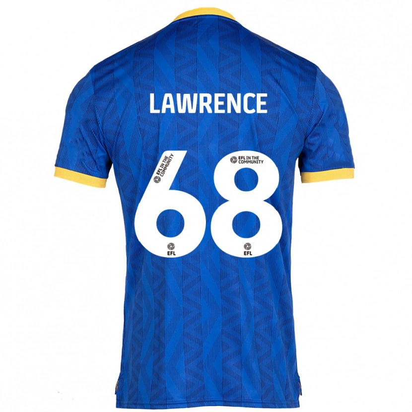 Danxen Barn Jake Lawrence #68 Marin Gul Hemmatröja Matchtröjor 2025/26 Tröjor T-Tröja