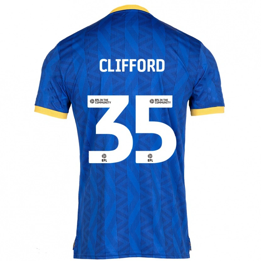 Danxen Barn Georgia Clifford #35 Marin Gul Hemmatröja Matchtröjor 2025/26 Tröjor T-Tröja