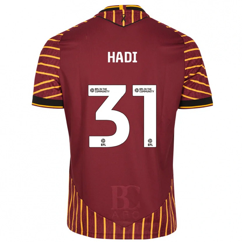 Danxen Barn Zac Hadi #31 Orange Vinröd Hemmatröja Matchtröjor 2025/26 Tröjor T-Tröja
